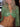 GREEN SEQUINED CROP TOP WITH BANDAGE DESIGN