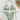 GREEN TASSEL BIKINI SET HIGH WAIST LACE-UP BIKINI