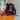 GUITAR HANDBAG BURGUNDY CROSSBODY BAG PAINTED EDGES