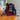 GUITAR HANDBAG BURGUNDY CROSSBODY BAG PAINTED EDGES