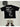 GUN DESIGN BLACK CREW NECK T-SHIRT MENS CREW NECK
