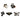 HALLOWEEN BUTTONS AESTHETIC HAIR CLIPS