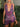 HALTER DRESS - VIBRANT PURPLE PRINT SLIM FIT DESIGN