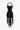 HALTER DRESS WITH FRINGE IN OLIVE GREEN - CASUAL DRESS NON-TRANSLUCENT FABRIC