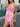 HALTER DRESS WITH LEAF FRINGE AND IRREGULAR HEM DESIGN