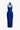HALTER DRESS WITH RUFFLED HALTER NECK DETAIL - Blue / S - Sweetheart Supplies