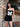 HALTER NECK MINI DRESS Y2K BLACK