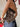 HALTERNECK V-NECK TOP WITH TRIBAL AND RANDOM PRINT FOR WOMEN