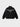 HARAJUKU PUFFER JACKET WITH TRIBAL DESIGN - BLACK PUFFER JACKET