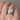HEART AND BOW SILVER RING WITH RED BOW