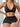 HEART KNIT FABRIC LINGERIE SET
