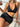 HEART KNIT FABRIC LINGERIE SET