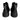 HEART PENDANT BOOT CHARMS PAIR DECORATIVE BOOT ELEMENTS