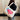 HEART PUFFER HANDBAG BLACK QUILTED TOTE