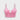 HEART-RING CROP TOP IN PINK - NYLON BODY SIZE OPTION AVAILABLE