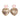 HEART-SHAPED TWEED EARRINGS FOR WOMEN JEWELRY ACCESSORY