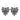 HEART SPIDER WEB DROP EARRINGS