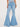 HIGH STRETCH FLARE LEG TROUSERS IN SOLID COLOR FOR SPRING TO FALL