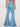 HIGH STRETCH FLARE LEG TROUSERS IN SOLID COLOR FOR SPRING TO FALL
