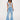 HIGH STRETCH FLARE LEG TROUSERS IN SOLID COLOR FOR SPRING TO FALL
