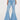 HIGH STRETCH FLARE LEG TROUSERS IN SOLID COLOR FOR SPRING TO FALL