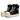 HIGH-TOP BOOTS WITH ROUND TOE AND RUBBER OUTSOLE