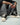 HIGH-TOP SNEAKERS WITH ROUND TOE RUBBER AND THICK WHITE SOLE