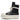 HIGH-TOP SNEAKERS WITH ROUND TOE RUBBER AND THICK WHITE SOLE