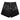 HIGH-WAISTED BLACK DENIM SHORTS GRUNGE AESTHETIC