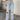 HIGH-WAISTED RIPPED JEANS - LIGHT BLUE BOYFRIEND STYLE