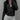 HOODED COLLAR TOP FOR SPRING AND FALL WITH ZIPPER CLOSURE