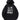 HOODED COLLAR TOP WITH ALPHABET PRINTING FOR CASUAL WEAR