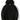 HOODED LONG SLEEVE BLACK CHECKERED HOODIE FOR FALL WINTER