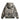 HOODED LONG SLEEVE CAMOUFLAGE JACKET WITH FUR-LINED HOOD
