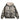 HOODED LONG SLEEVE CAMOUFLAGE JACKET WITH FUR-LINED HOOD