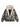 HOODED LONG SLEEVE CAMOUFLAGE JACKET WITH FUR-LINED HOOD