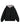 HOODED LONG SLEEVE JACKET WITH GRAY FAUX FUR LINING