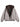 HOODED LONG SLEEVE JACKET WITH GRAY FAUX FUR LINING