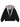 HOODED LONG SLEEVE JACKET WITH GRAY FAUX FUR LINING