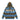HOODED LONG SLEEVE STRIPED KNIT SWEATER WITH JACQUARD DESIGN