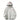 HOODED LONG SLEEVE WHITE HOODIE WITH RED LETTERING COTTON BLEND