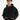 HOODED SWEATSHIRT BLACK LOOSE FIT LIGHTWEIGHT HOODED JACKET