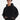 HOODED SWEATSHIRT BLACK LOOSE FIT LIGHTWEIGHT HOODED JACKET