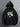 HOODED SWEATSHIRT PORTRAIT PRINT CASUAL TOP