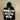 HOODIE WITH WHITE LETTERING AND STARS - HARAJUKU Y2K STAR - black / S - Sweetheart Supplies