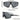IRIDESCENT LENS SUNGLASSES OVERSIZED WRAP FRAME FASHION