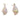 IRIDESCENT SEASHELL EARRINGS COASTAL JEWELRY