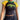 JAMAICA T-SHIRT BLACK AND YELLOW WOMENS CLASSIC FIT SPRING SUMMER TEE