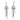 JELLYFISH DROP EARRINGS AQUA ELEGANCE RESIN ACCENTS