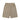 KHAKI BARBED WIRE SHORTS MID WAIST STRAIGHT LEG DESIGN